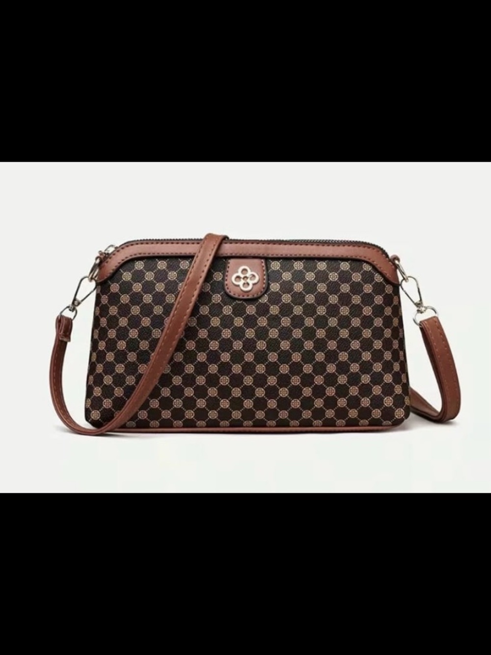 New! Women Brown & Tan Crossbody Bag. Single-Shoulder Crossbody Bag.